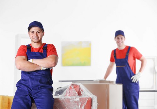 Office removal team planning a move in Coombe
