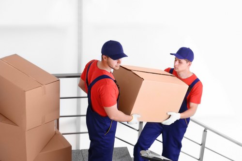 Unpacking service helping a family settle into a new Coombe property