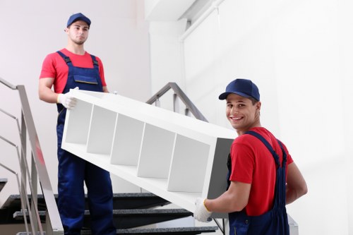 Man with van removal service for a home move in Coombe