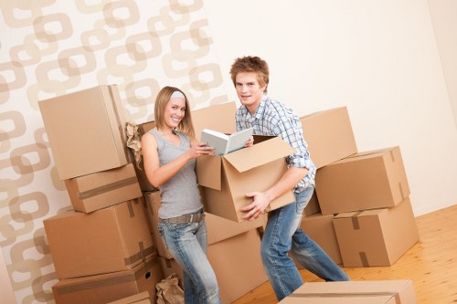 Commercial moving van transport for businesses in Coombe